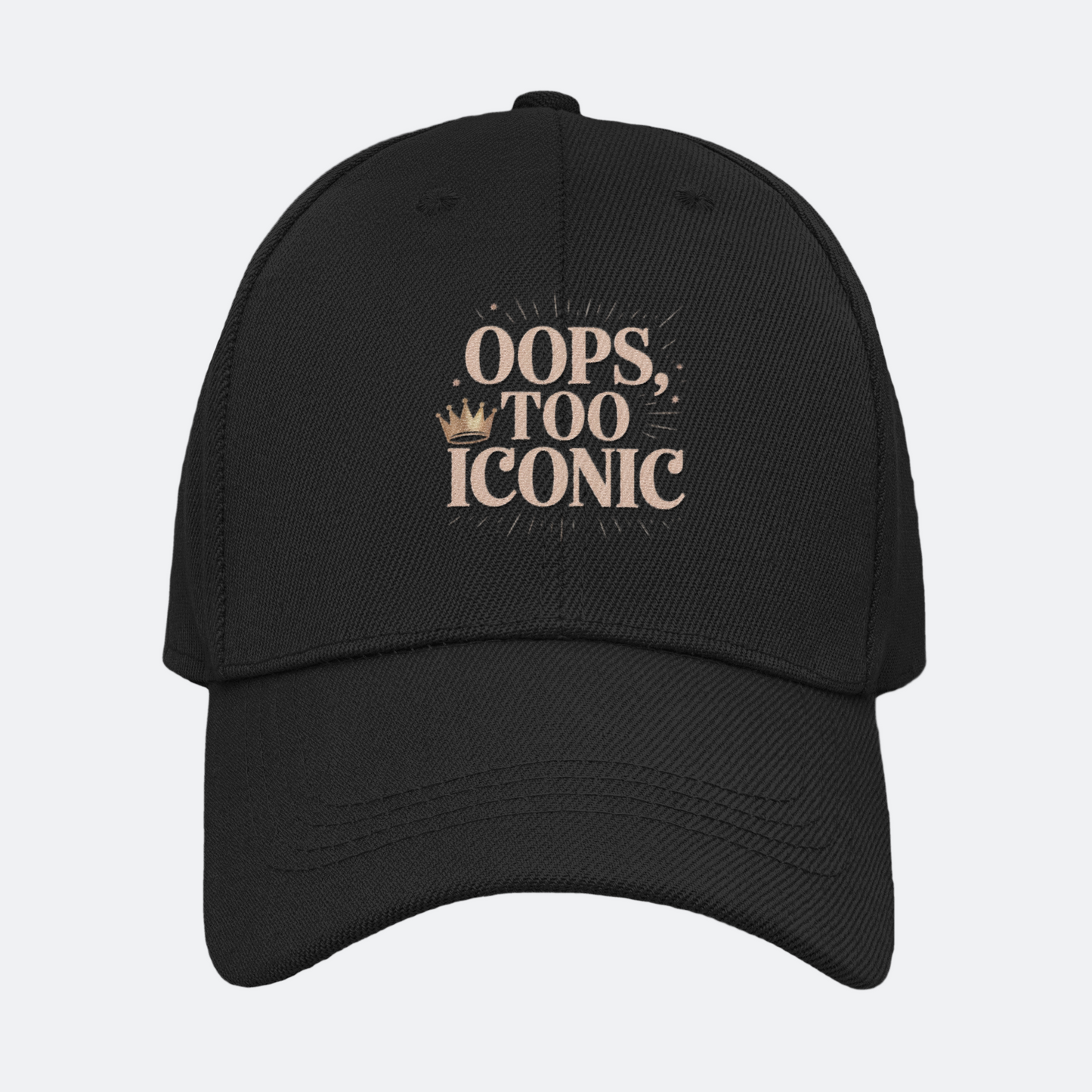 Oops Too Iconic Baseball Cap