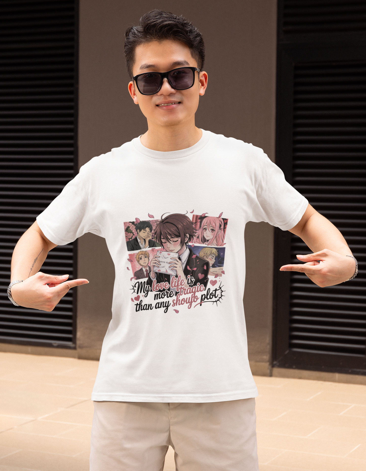 My Love Life Is More Tragic Than Any Shoujo Plot Unisex Supima T-shirt