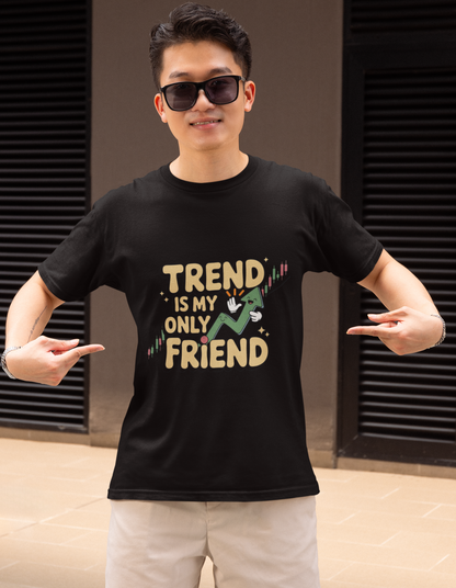 Trend Is My Only Friend Unisex Supima T-shirt