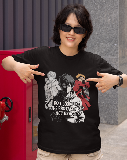 Do I Look Like The Protagonist Unisex Supima T-shirt