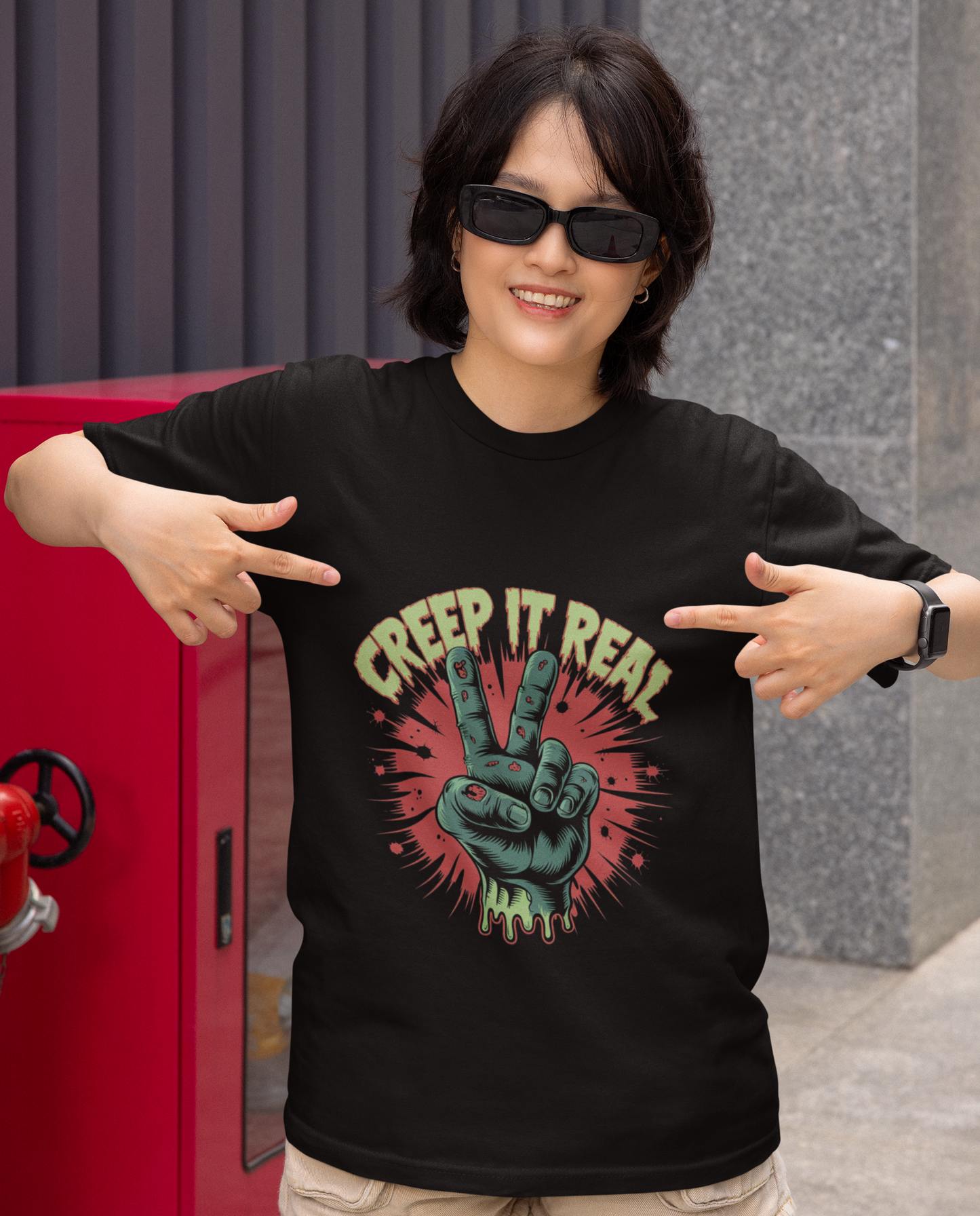 Creep It Real Unisex Supima T-shirt