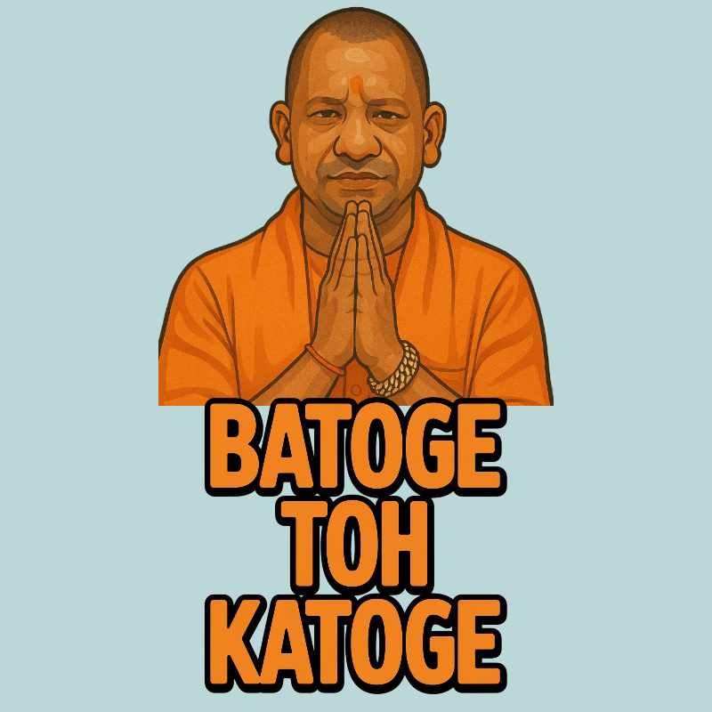 Batoge Toh Katoge Yogi Adityanath Unisex Supima T-shirt
