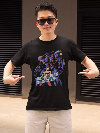 Mecha Over Muscles Unisex Supima T-shirt