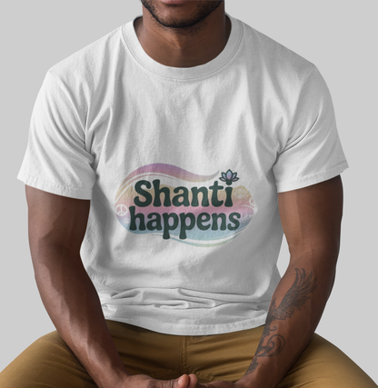 Shanti Happens Unisex Supima T-shirt