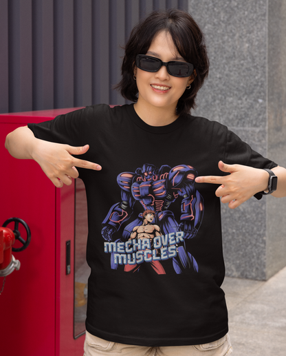 Mecha Over Muscles Unisex Supima T-shirt
