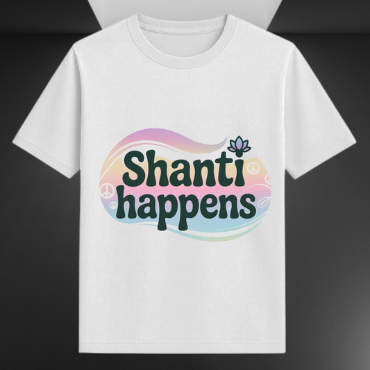 Shanti Happens Unisex Supima T-shirt