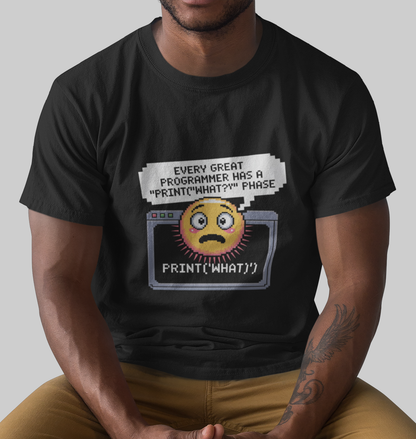 Every Great Programmer Has A Print What Phase Unisex Supima T-shirt
