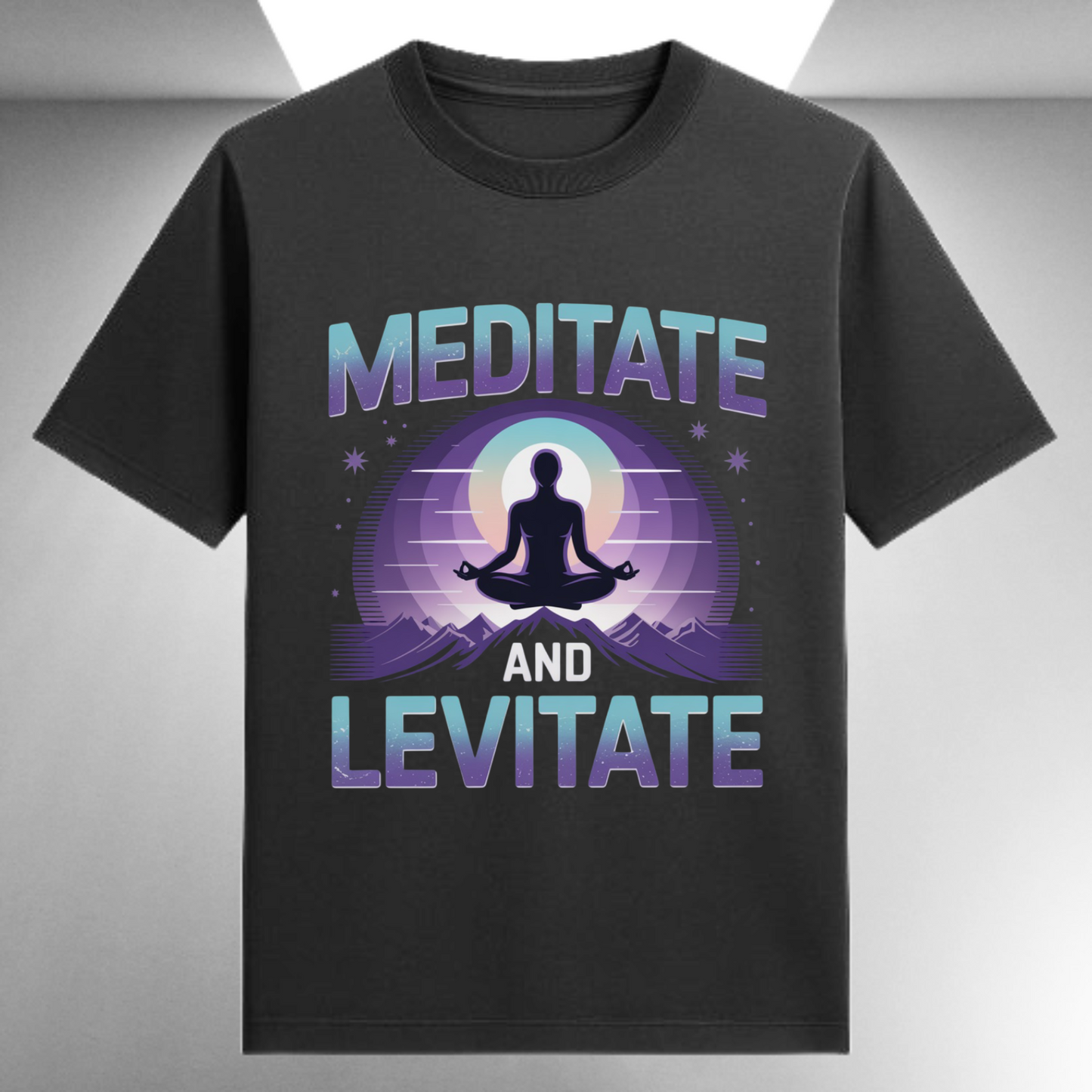 Meditate And Levitate Unisex Supima T-shirt