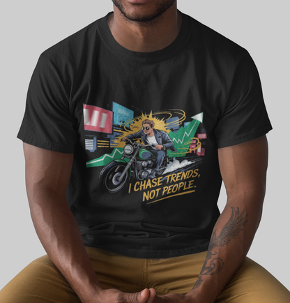 I Chase Trends Not People Unisex Supima T-shirt