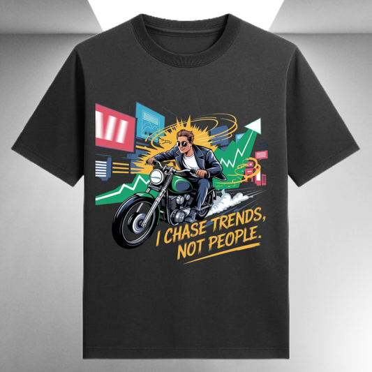 I Chase Trends Not People Unisex Supima T-shirt
