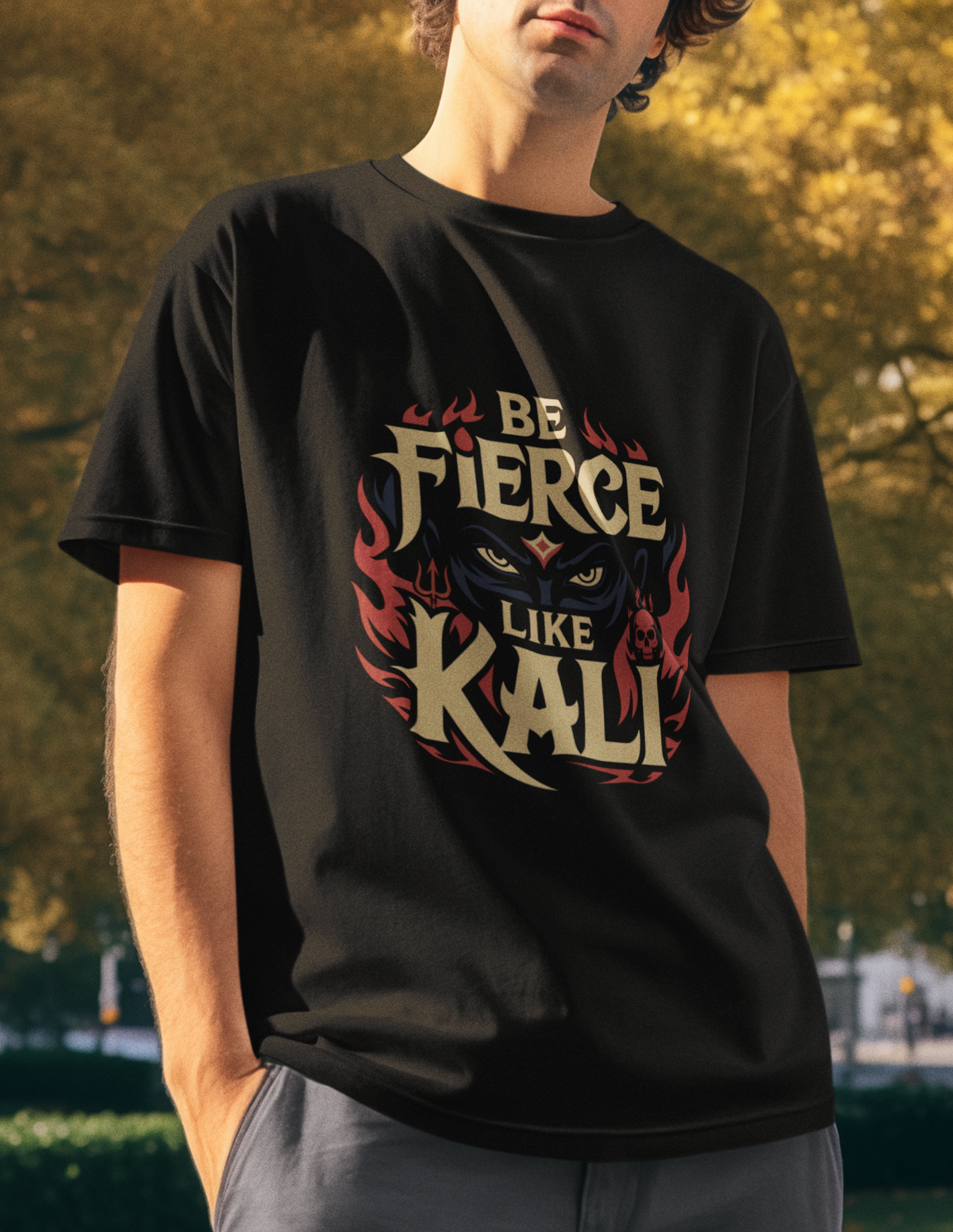 Be Fierce Like Kali Unisex Supima T-shirt