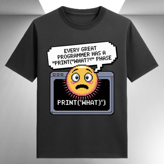 Every Great Programmer Has A Print What Phase Unisex Supima T-shirt