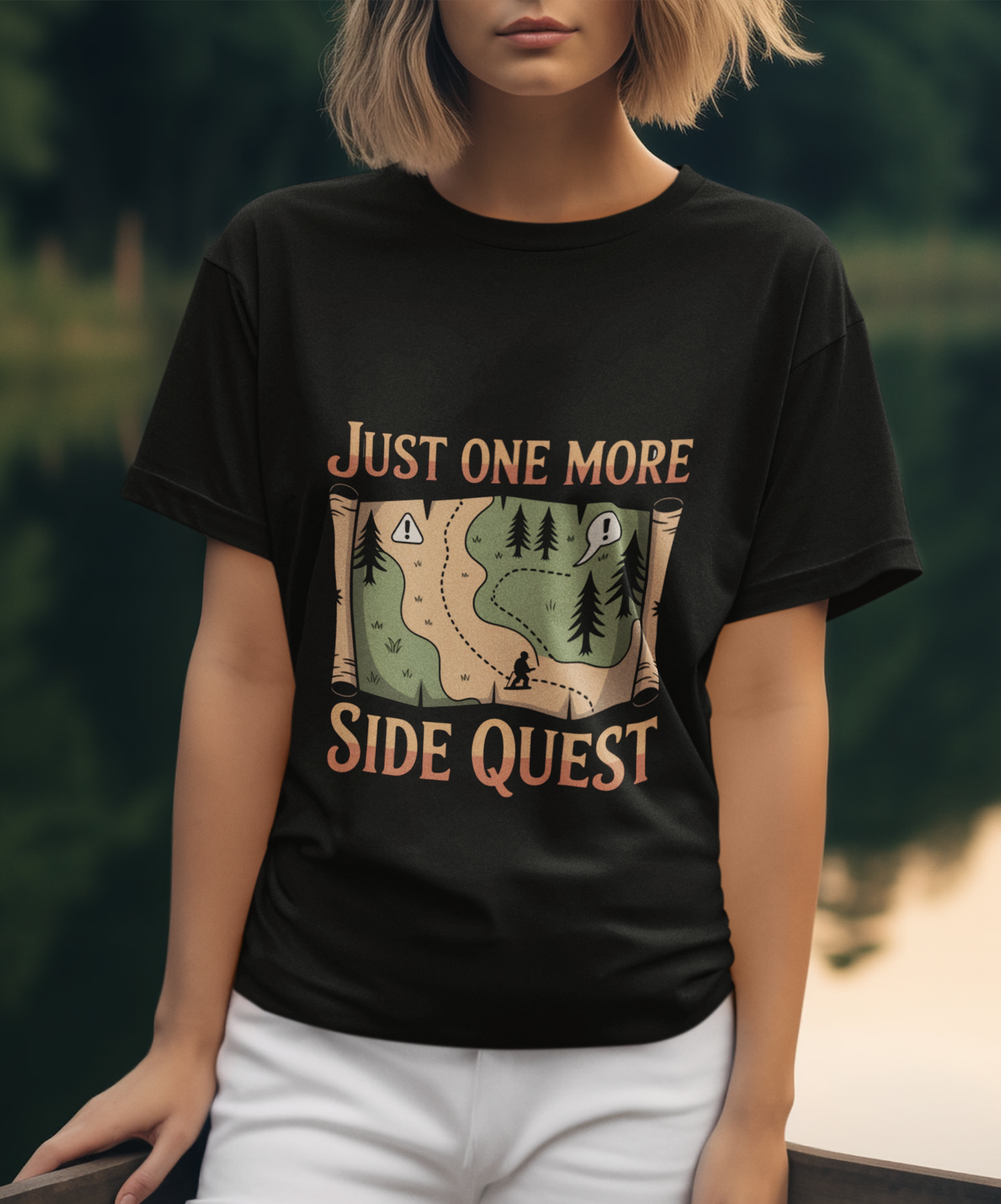 Just One More Side Quest Unisex Supima T-shirt