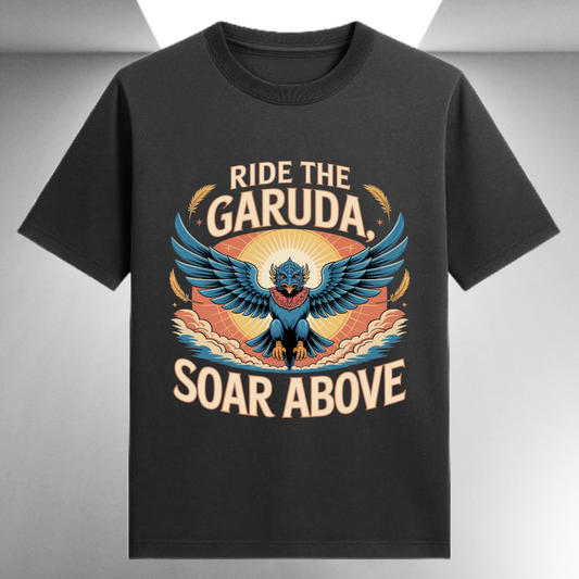 Ride The Garuda Soar Above Unisex Supima T-shirt