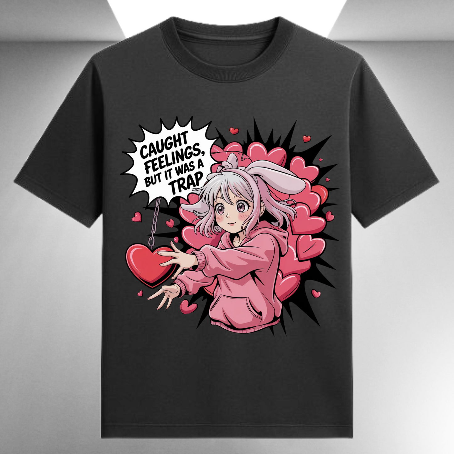 Caught Feelings But It Was A Trap (Female) Unisex Supima T-shirt