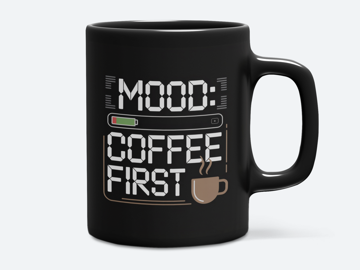 Mood: Coffee First Eco-Friendly Ceramic Mug