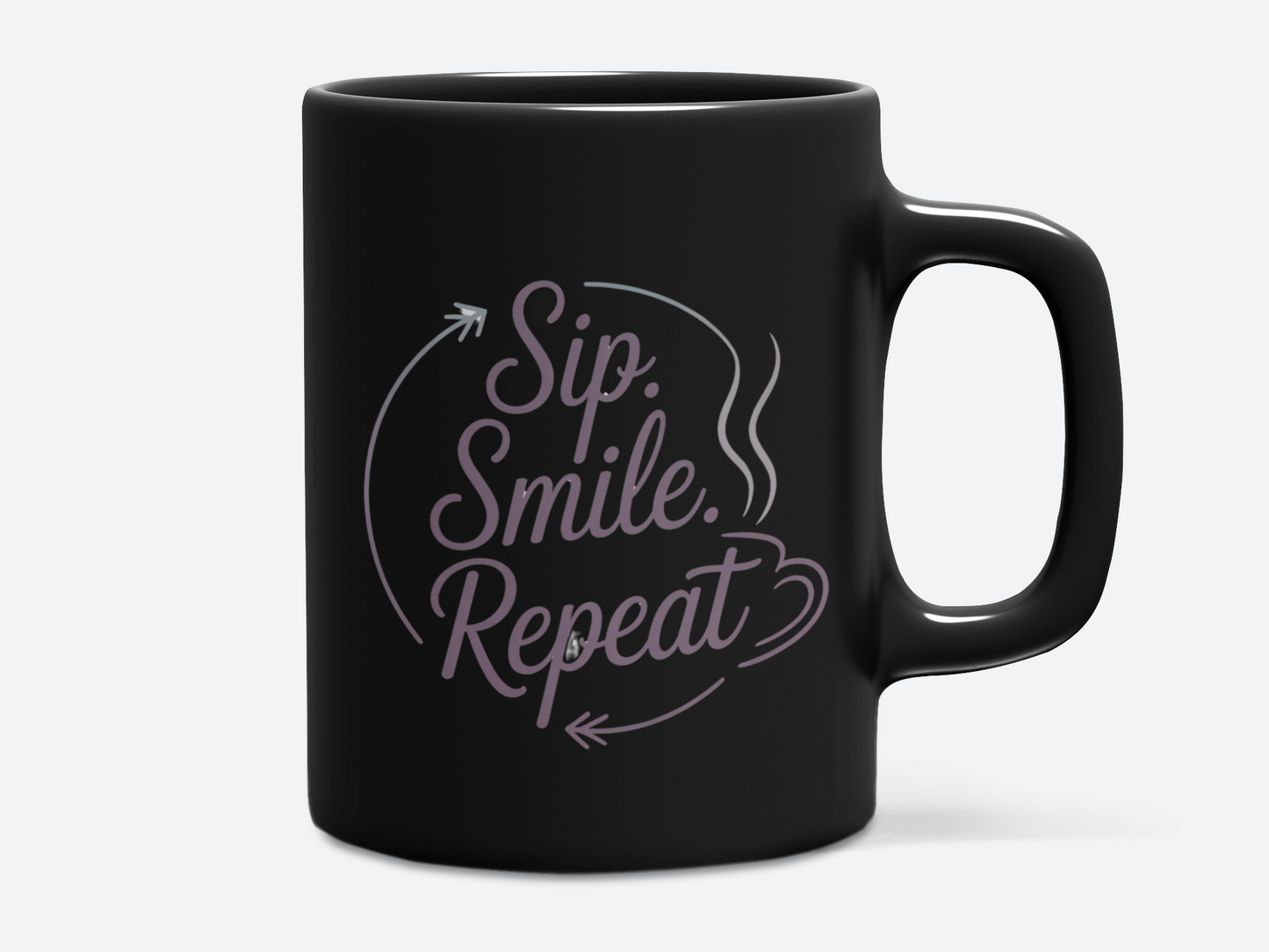 Sip Smile Repeat Eco-Friendly Ceramic Mug