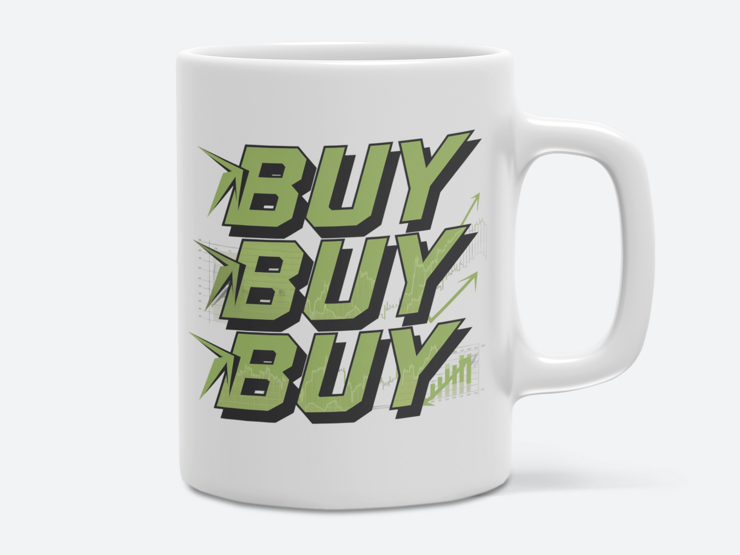 Buy Buy Buy Eco-Friendly Ceramic Mug