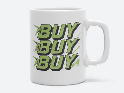 Buy Buy Buy Eco-Friendly Ceramic Mug