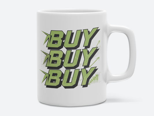 Buy Buy Buy Eco-Friendly Ceramic Mug