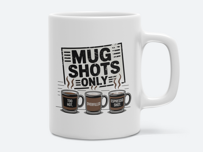 Mug Shots Only Eco-Friendly Ceramic Mug
