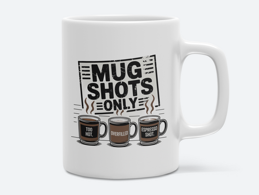 Mug Shots Only Eco-Friendly Ceramic Mug