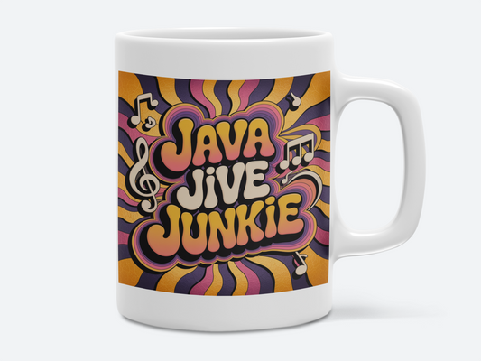 Java Jive Junkie Eco-Friendly Ceramic Mug
