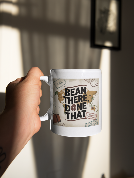 Bean There, Done That Eco-Friendly Ceramic Mug