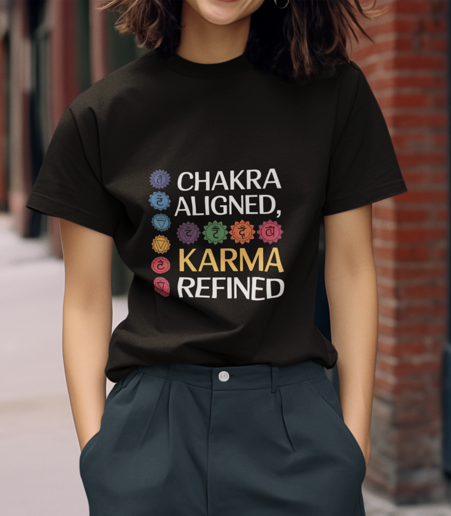 Chakra Aligned Karma Refined Unisex Supima T-shirt