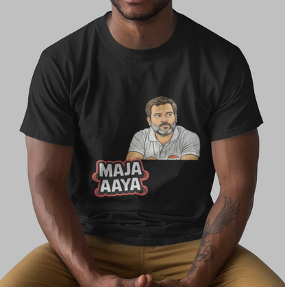 Maja Aaya Rahul Gandhi Unisex Supima T-shirt
