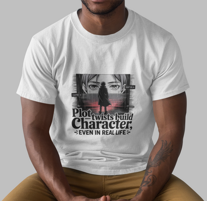 Plot Twists Build Character Even In Real Life Unisex Supima T-shirt