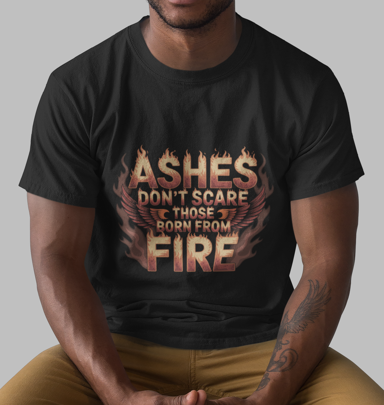 Ashes Don't Scare Those Born From Fire Unisex Supima T-shirt